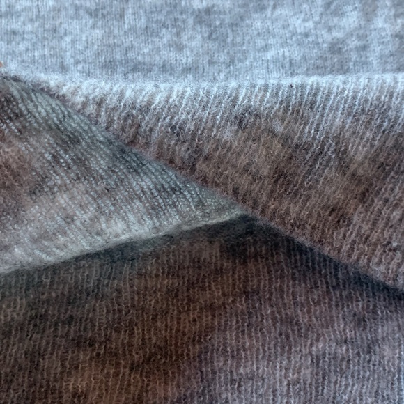 Helmut Lang wool blend gray sweater made in USA with Italian yarn size Large - Picture 6 of 10